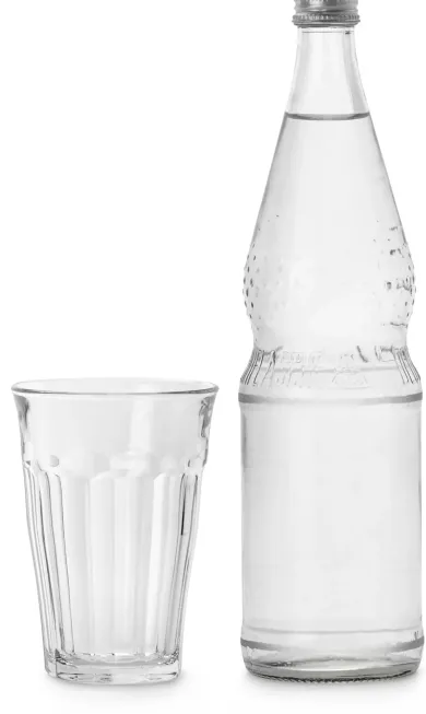 Französisches Bistroglas