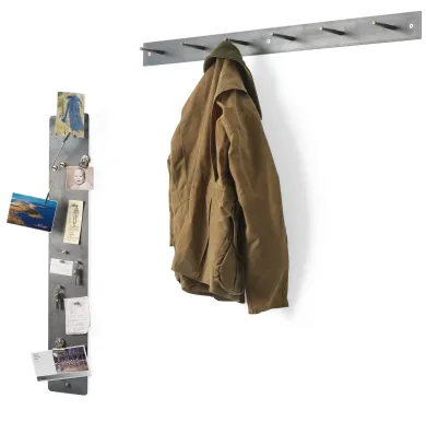 Garderobe Rohstahl