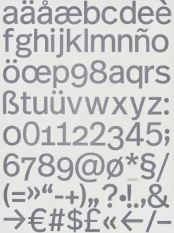 Geschenkpapier p98a Typo Real