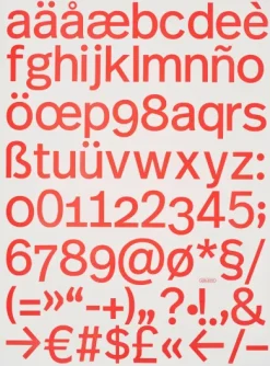 Geschenkpapier p98a Typo Real