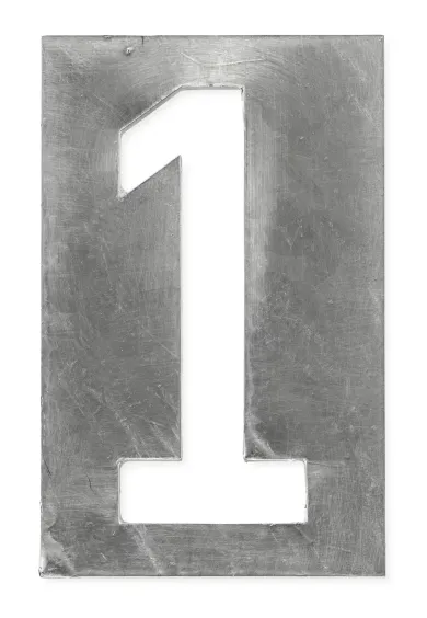 Hausnummer Spiekermann Industrial