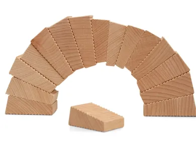 Holzbausteine Follies