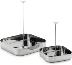 Italienisches Pendeltablett Edelstahl