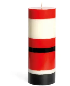 Stumpenkerze Weihnachtsmann