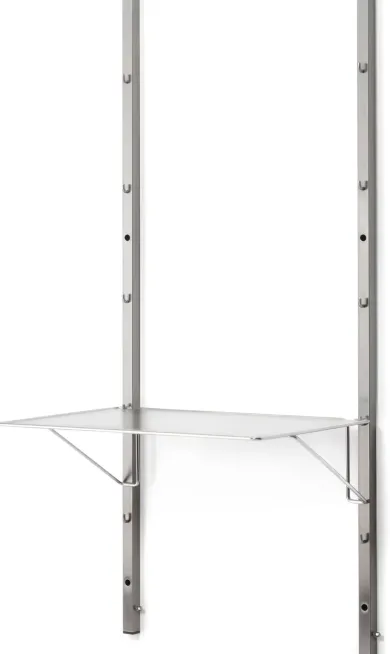 Wandhakenschiene zu Regalsystem Inox